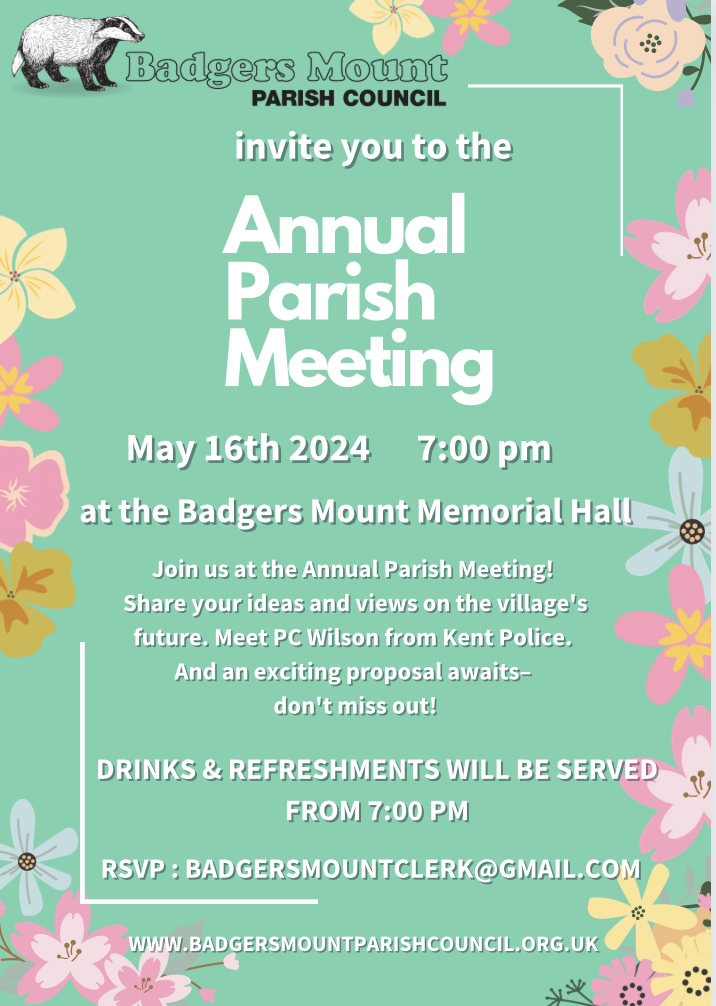 Annual Parish Meeting 16 May 2024